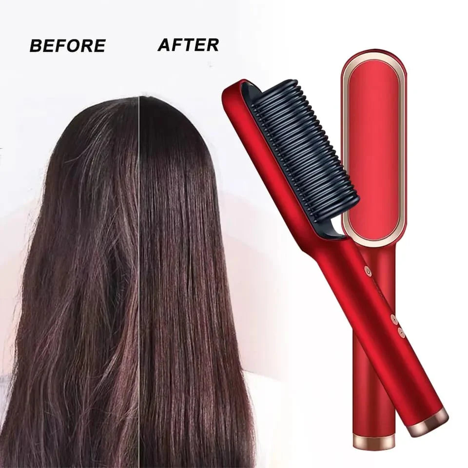 Hair Straightener Brush For Girls Comb Style